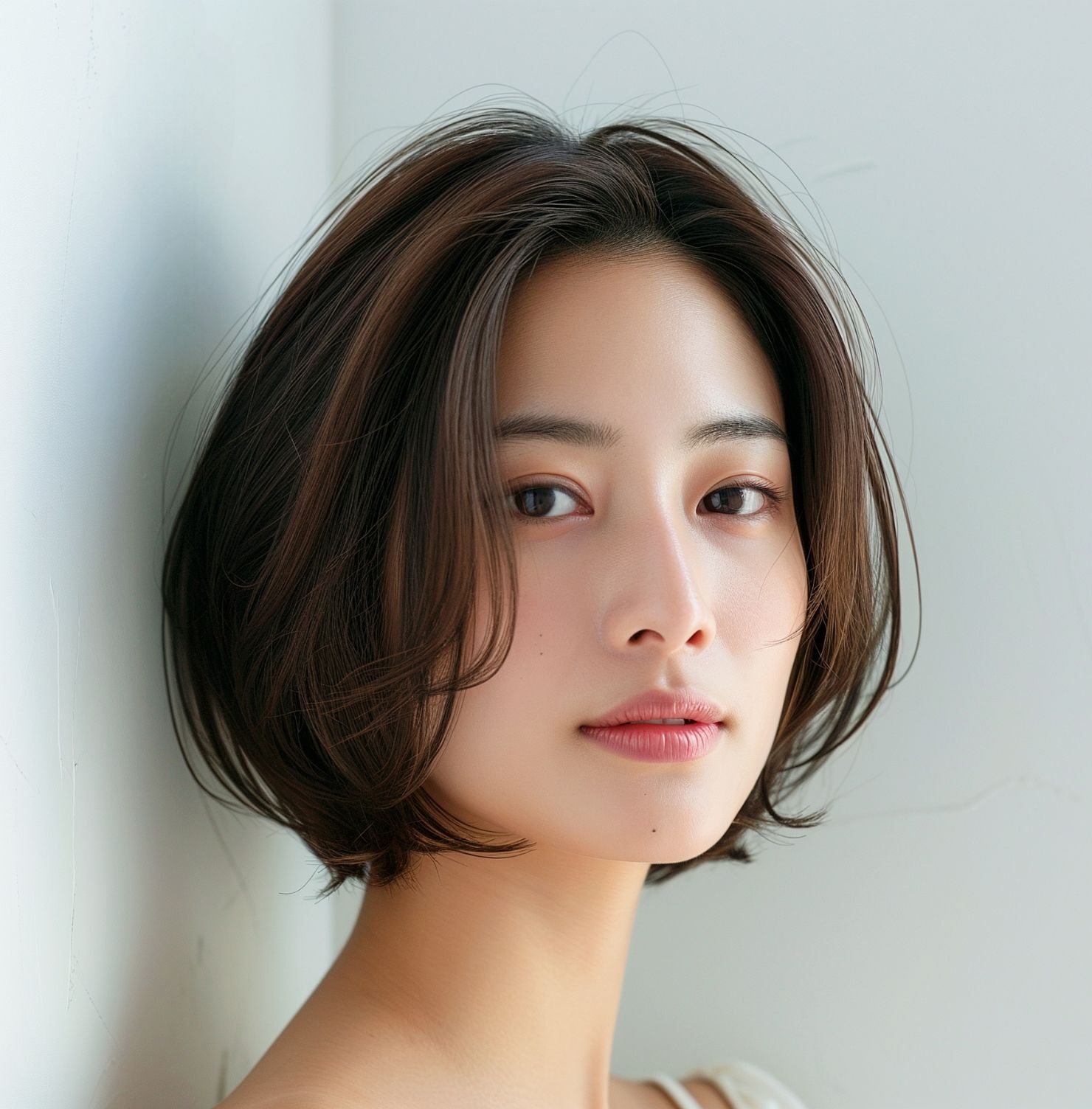 Tóc ngắn nữ mái bay