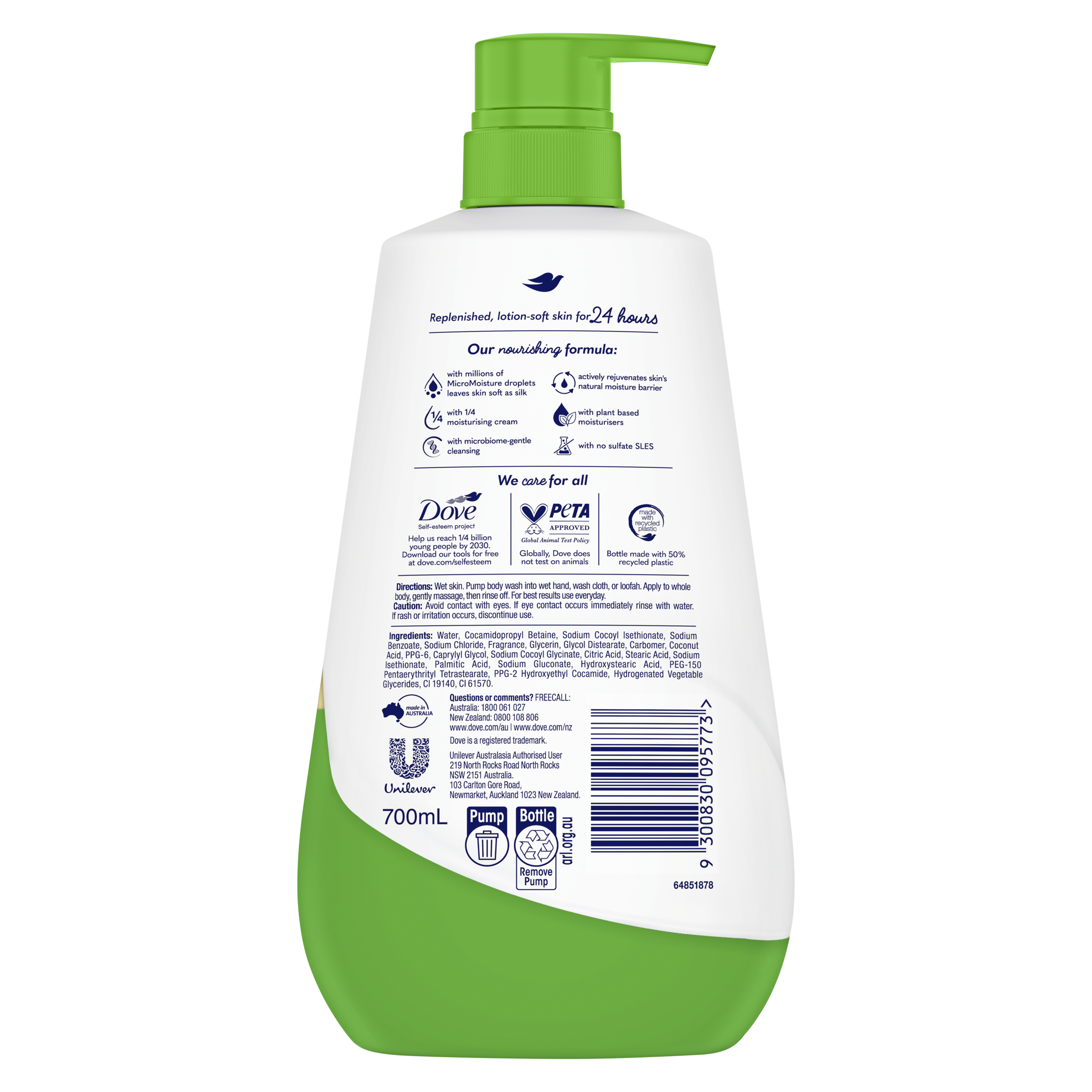 Advanced Care Refreshing Body Wash