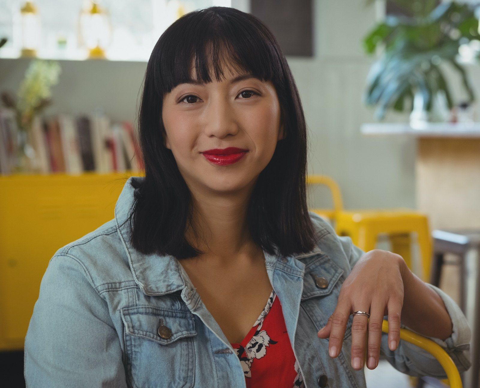 Blunt bob dengan poni. (Foto: Shutterstock)