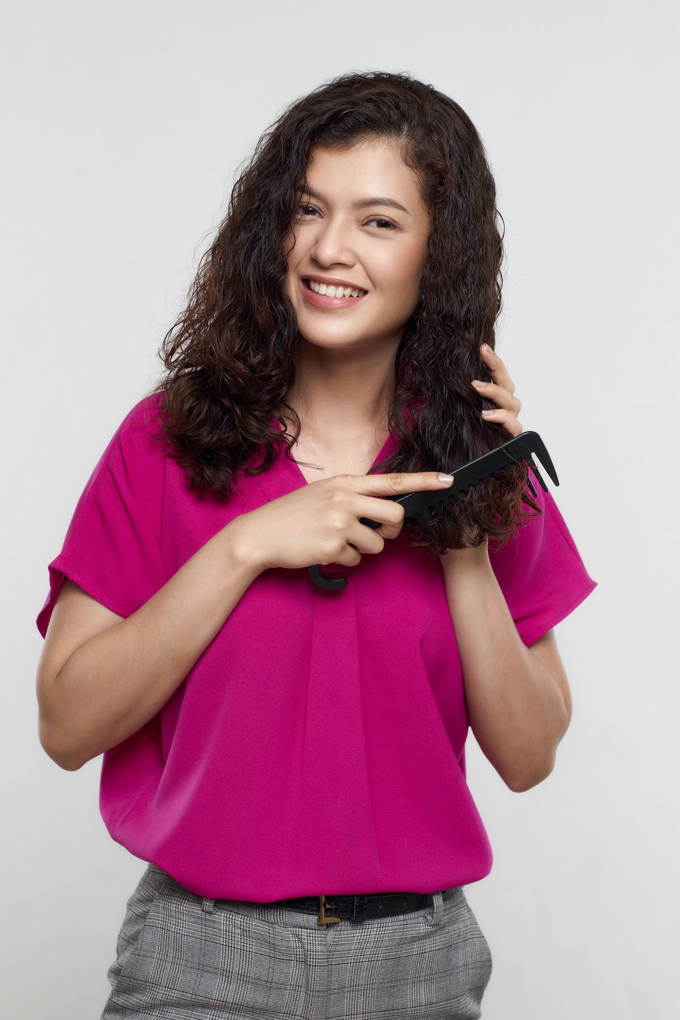 tips menyisir rambut keriting