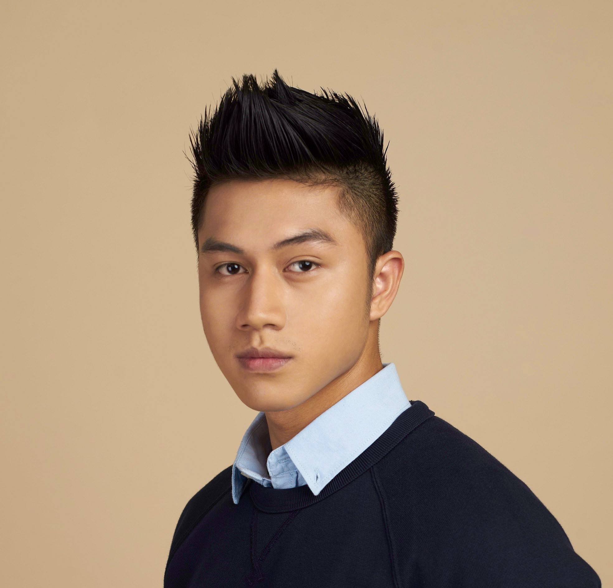 gaya rambut faux hawk 1