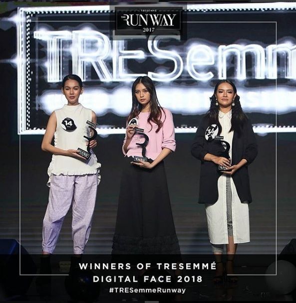 Tiga pemenang TRESemmé Runway 2017 didaulat menjadi TRESemmé Digital Face 2018.