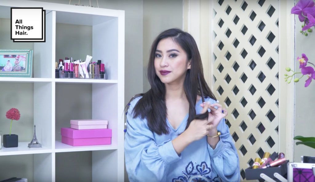 Membuat twist pada rambut – model rambut festive bold twisted hairstyle