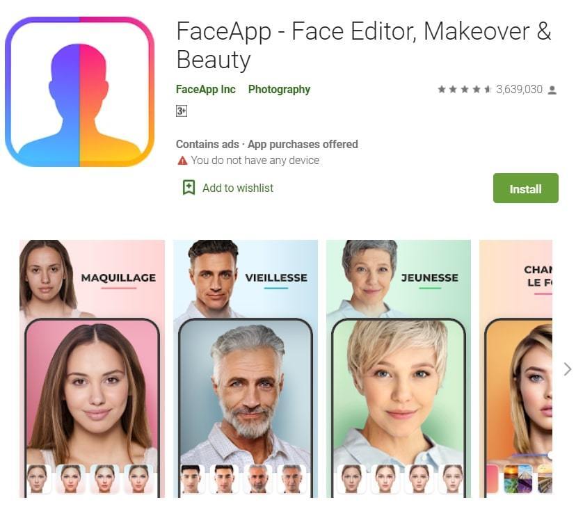 aplikasi face app