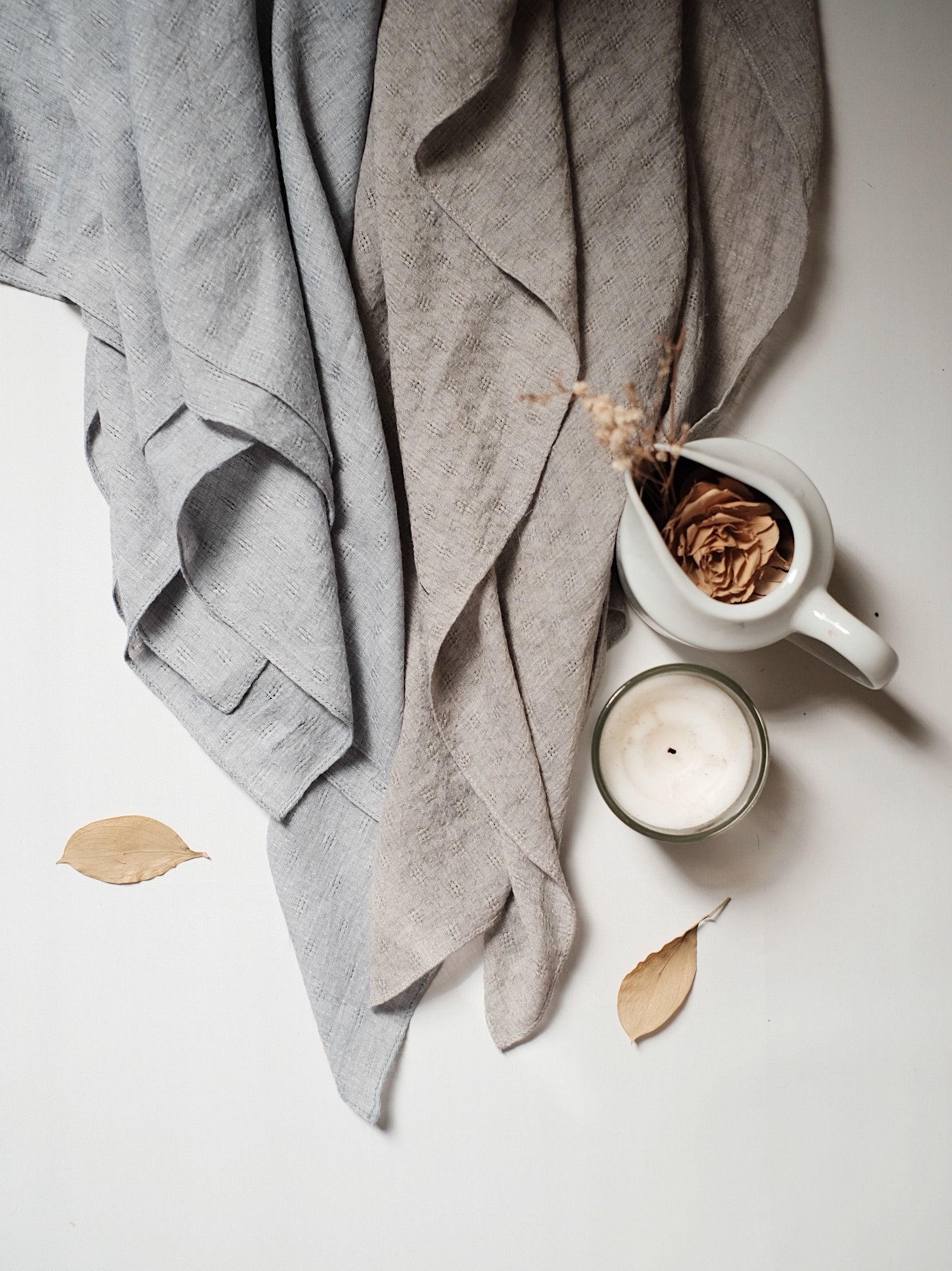 Bahan hijab voile dobby warna abu