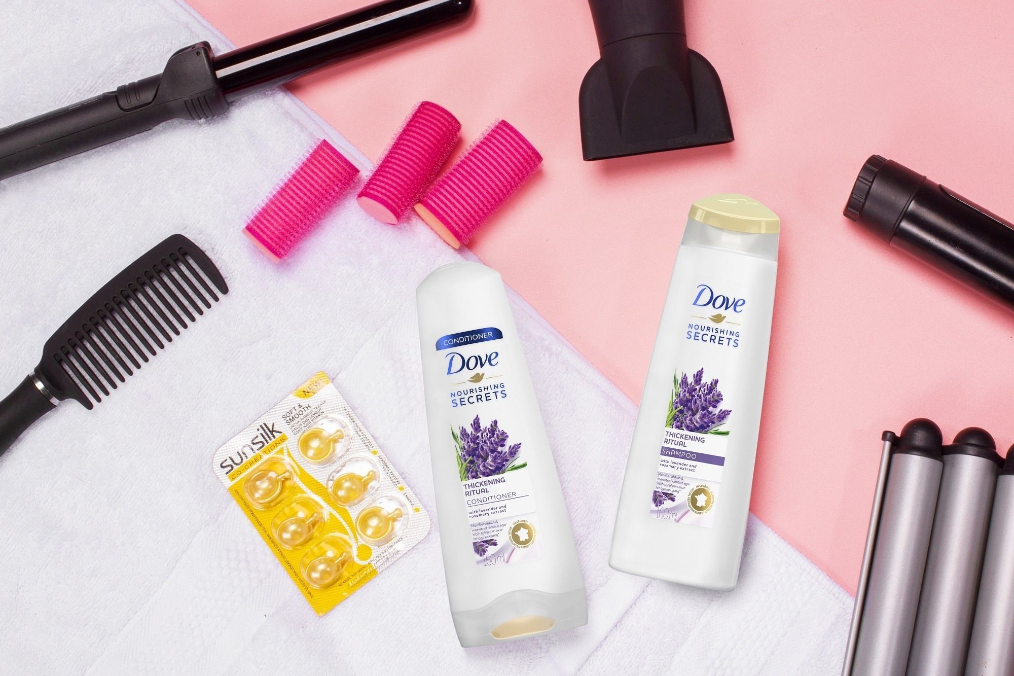 Dove thickening ritual shampoo and conditioner