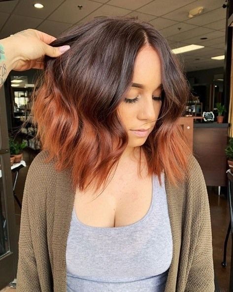 Ombre tembaga yang keren. (Foto: Allthingshair UK)