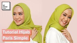 Youtube Tutorial Hijab Paris Simple