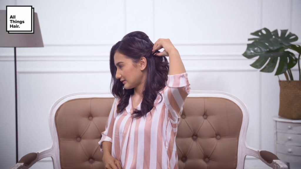 STEP 7 - KOL DINDA MAULINA - TWISTED HALF UPDO