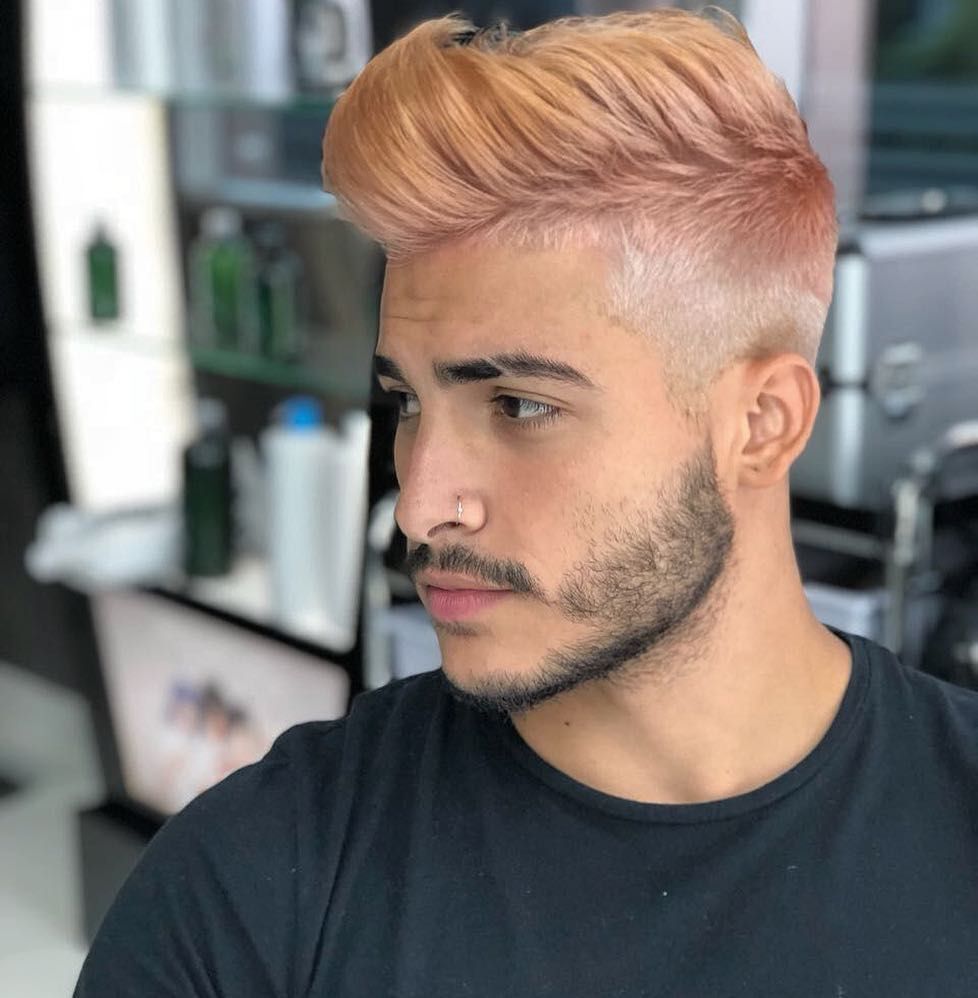 Inspirasi cat rambut rose gold. Foto:  Instagram/@joakofabrega.
