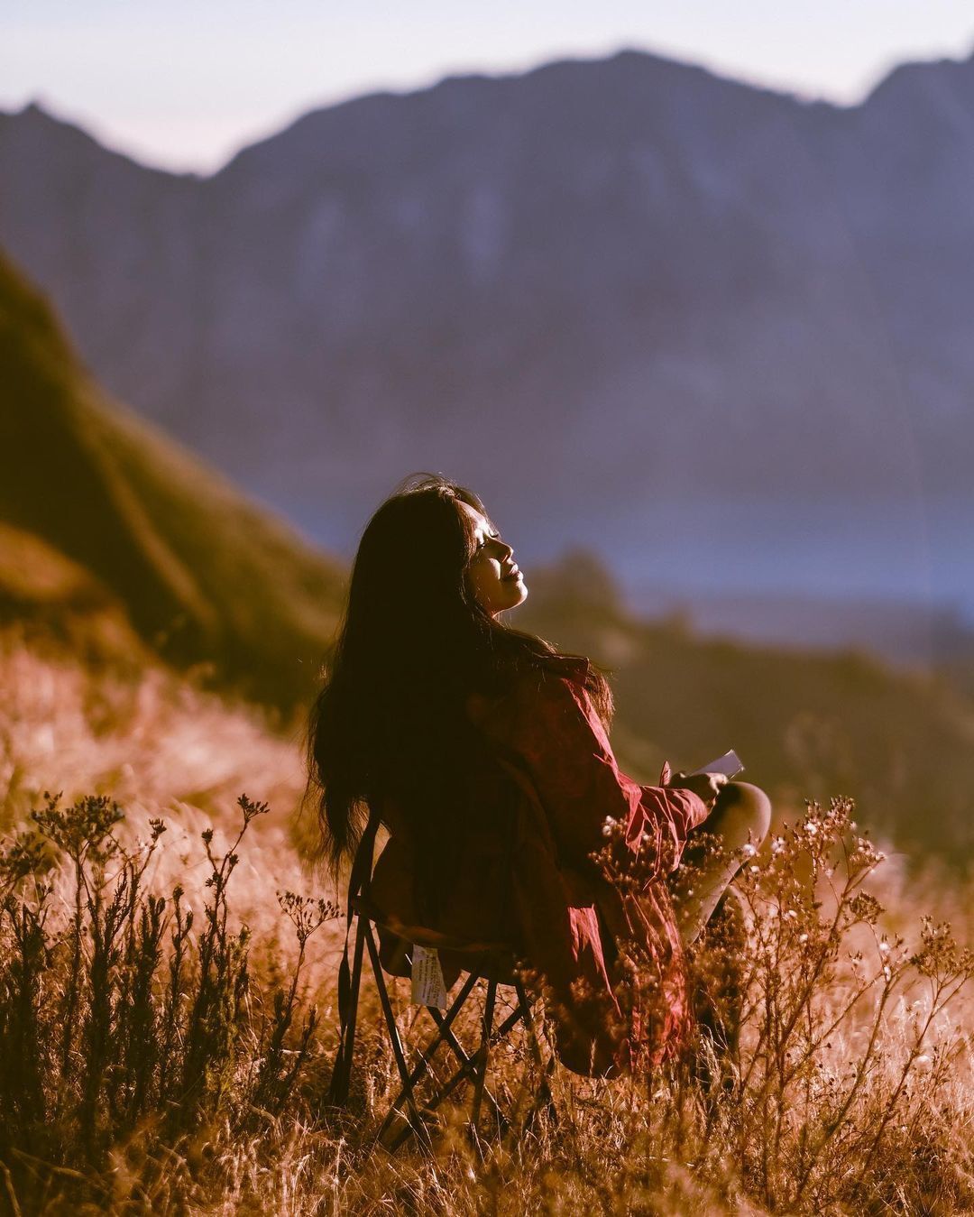 satya winnie di gunung rinjani
