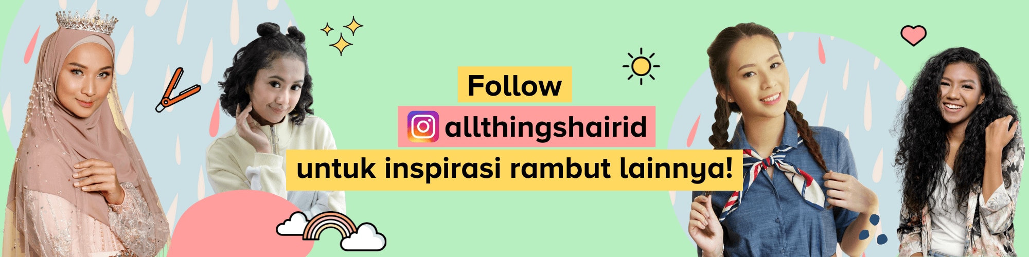 banner instagram all things hair