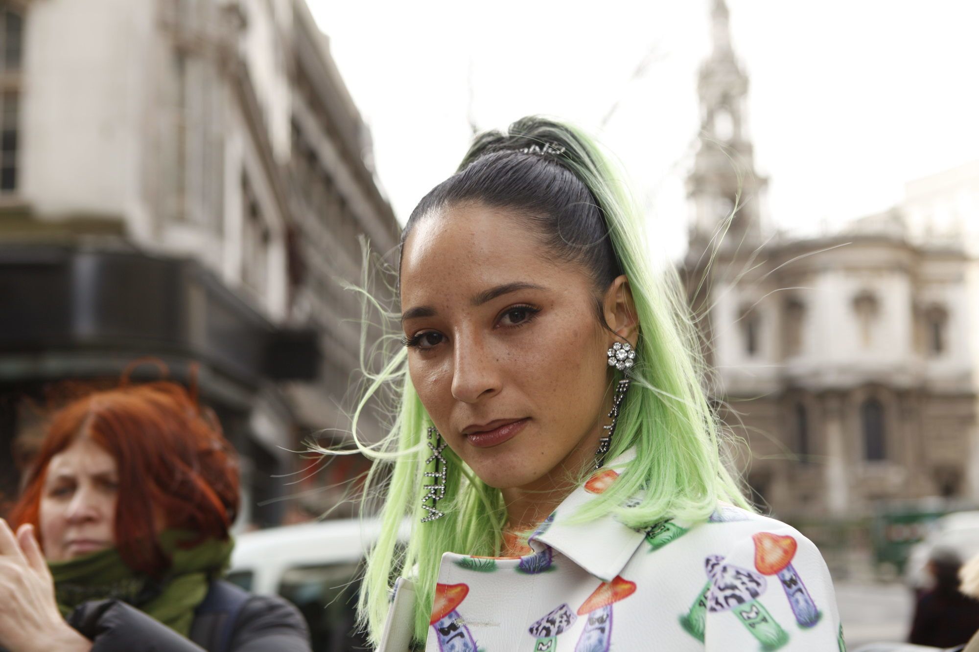 warna rambut ombre hijau