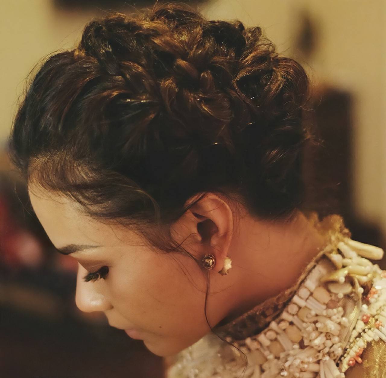 Stella tjia hairstyle braided updo