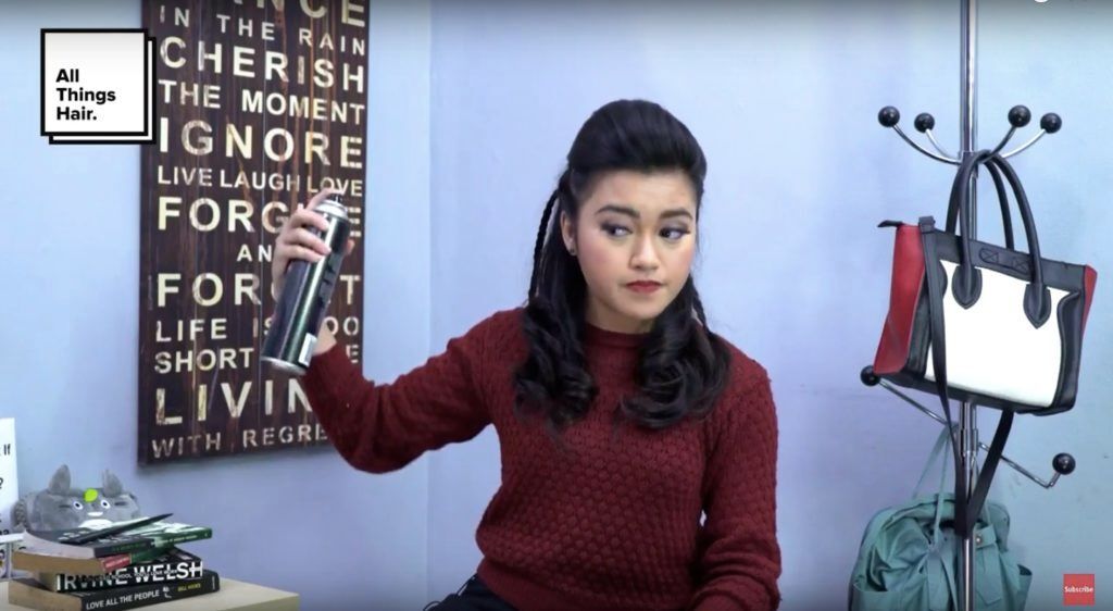 step-7 pakai hairspray