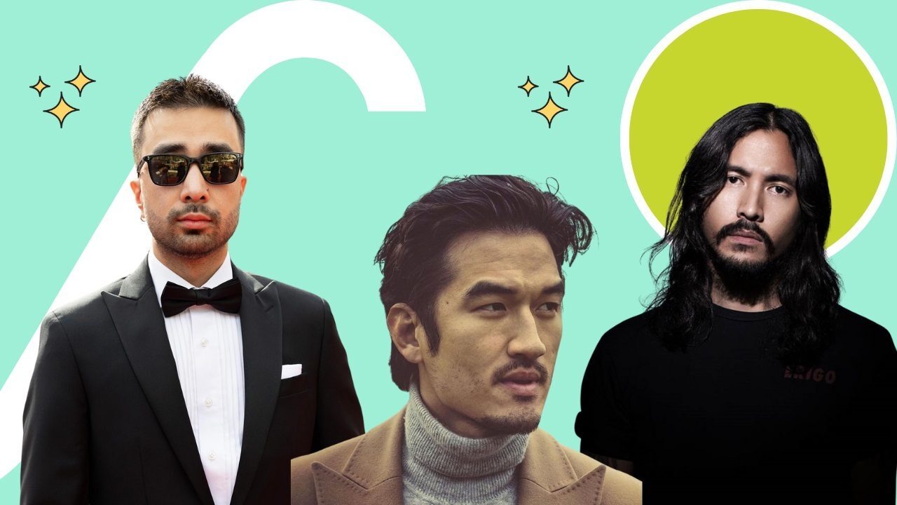 kumpulan foto pria Asia dengan beragam model rambut dan kumis