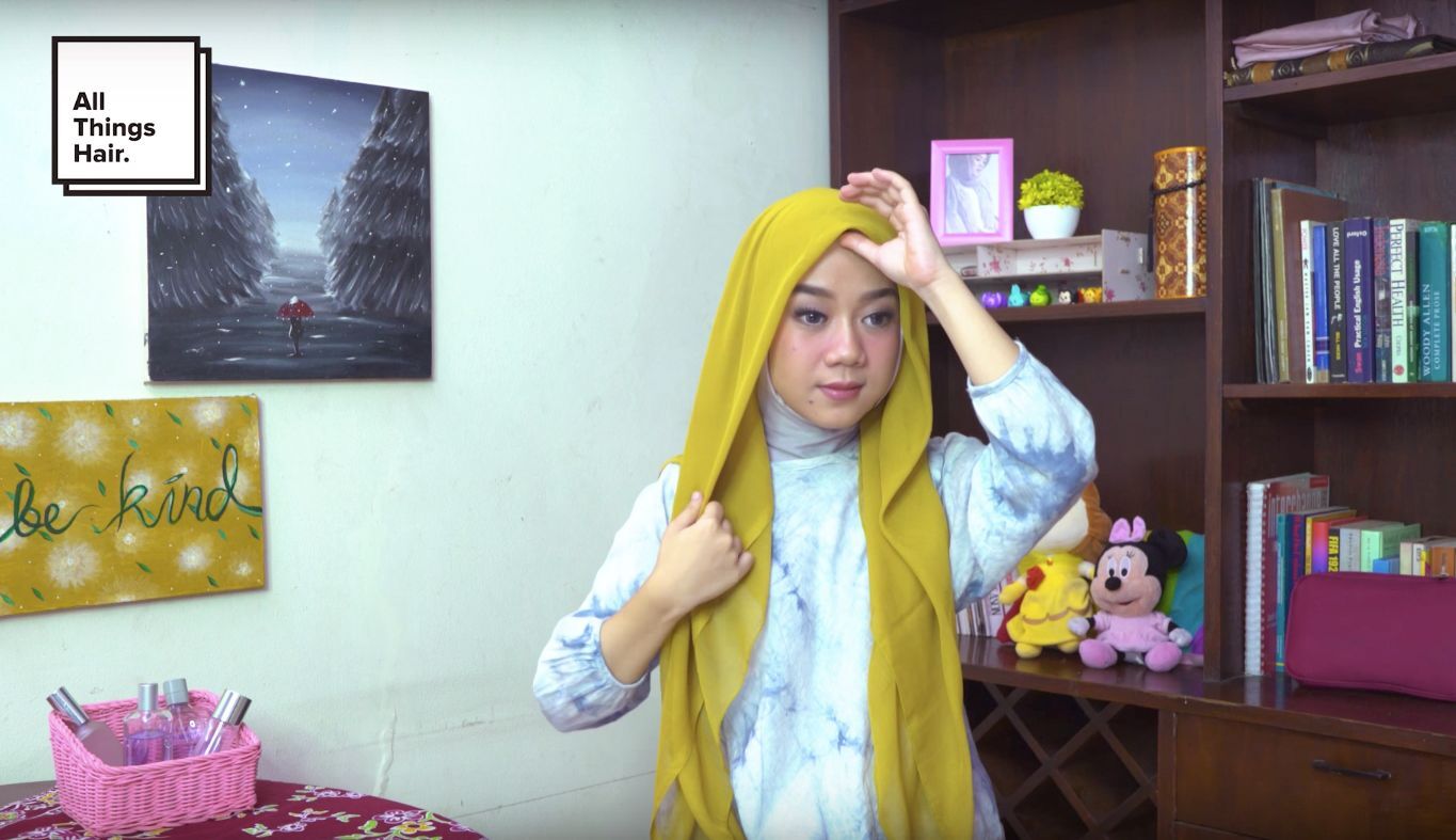 Step 4 style hijab simple