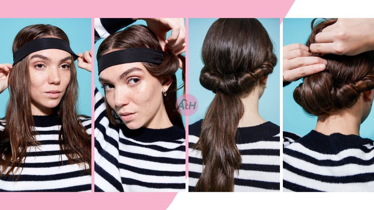 tutorial mengeriting rambut dengan headband