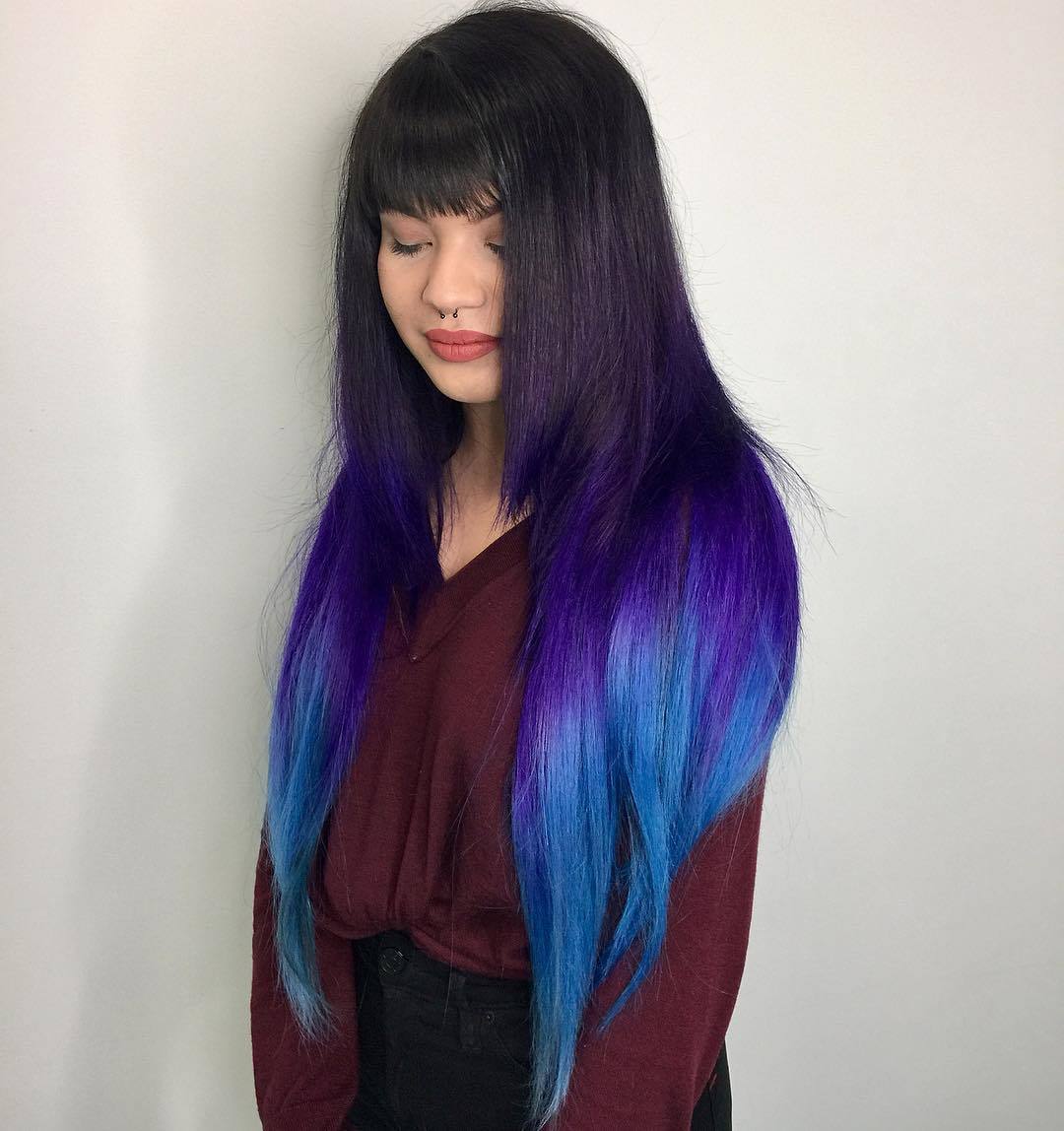 Layer juga dapat dicoba pada rambut dengan ombre. (Foto: Instagram/hairajukusalon)
