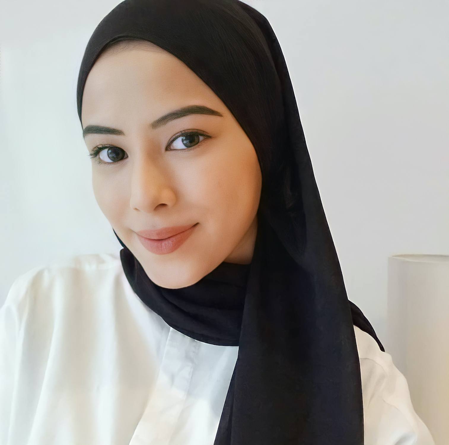 Kerudung pashmina sederhana