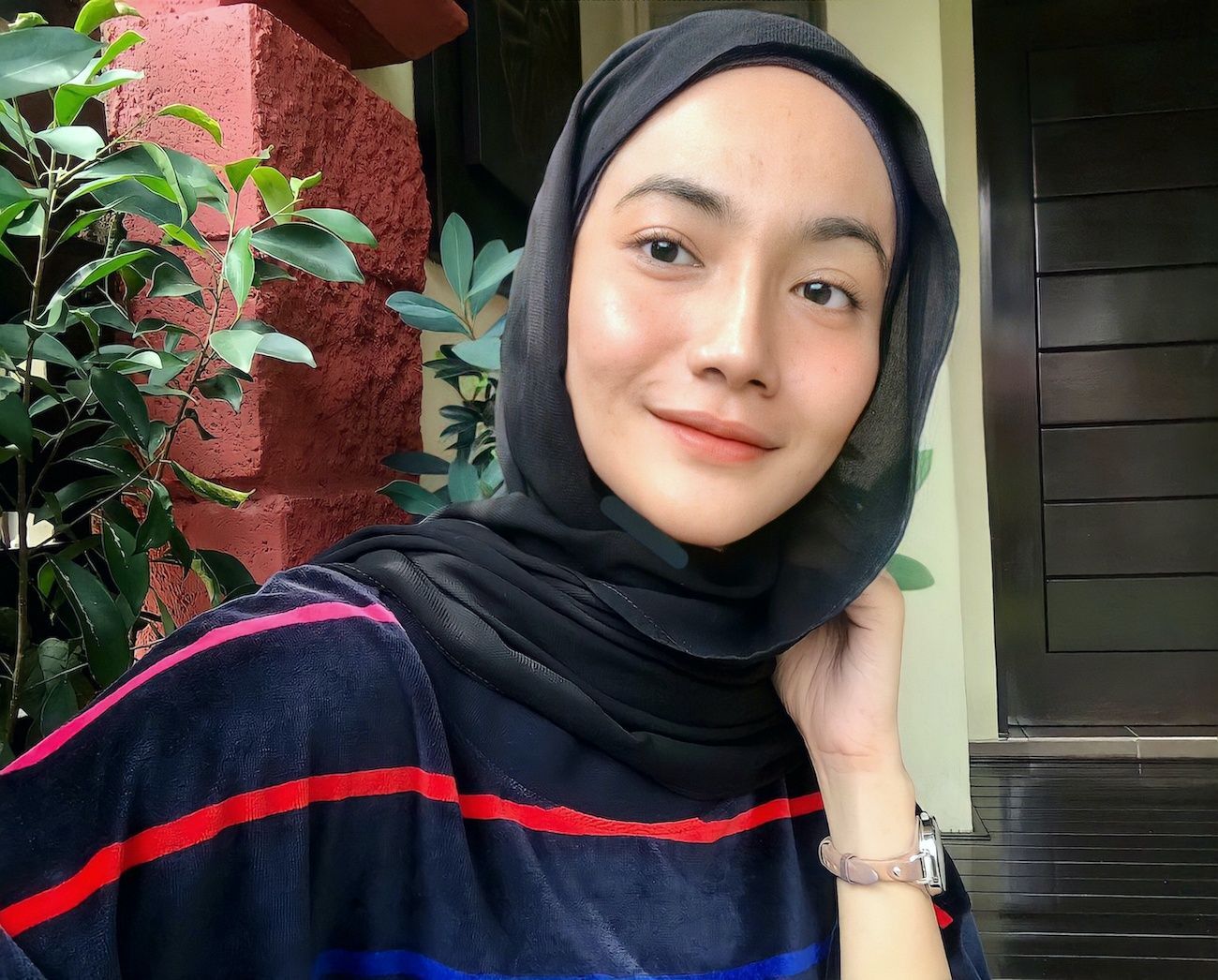 ciput rajut dan kerudung tanpa pentul