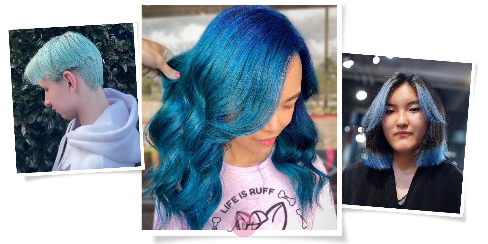 kompilasi warna rambut biru untuk pria dan wanita