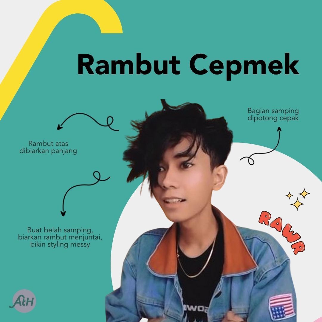 Alif tiktok alias dilan kw dengan rambut cepmek