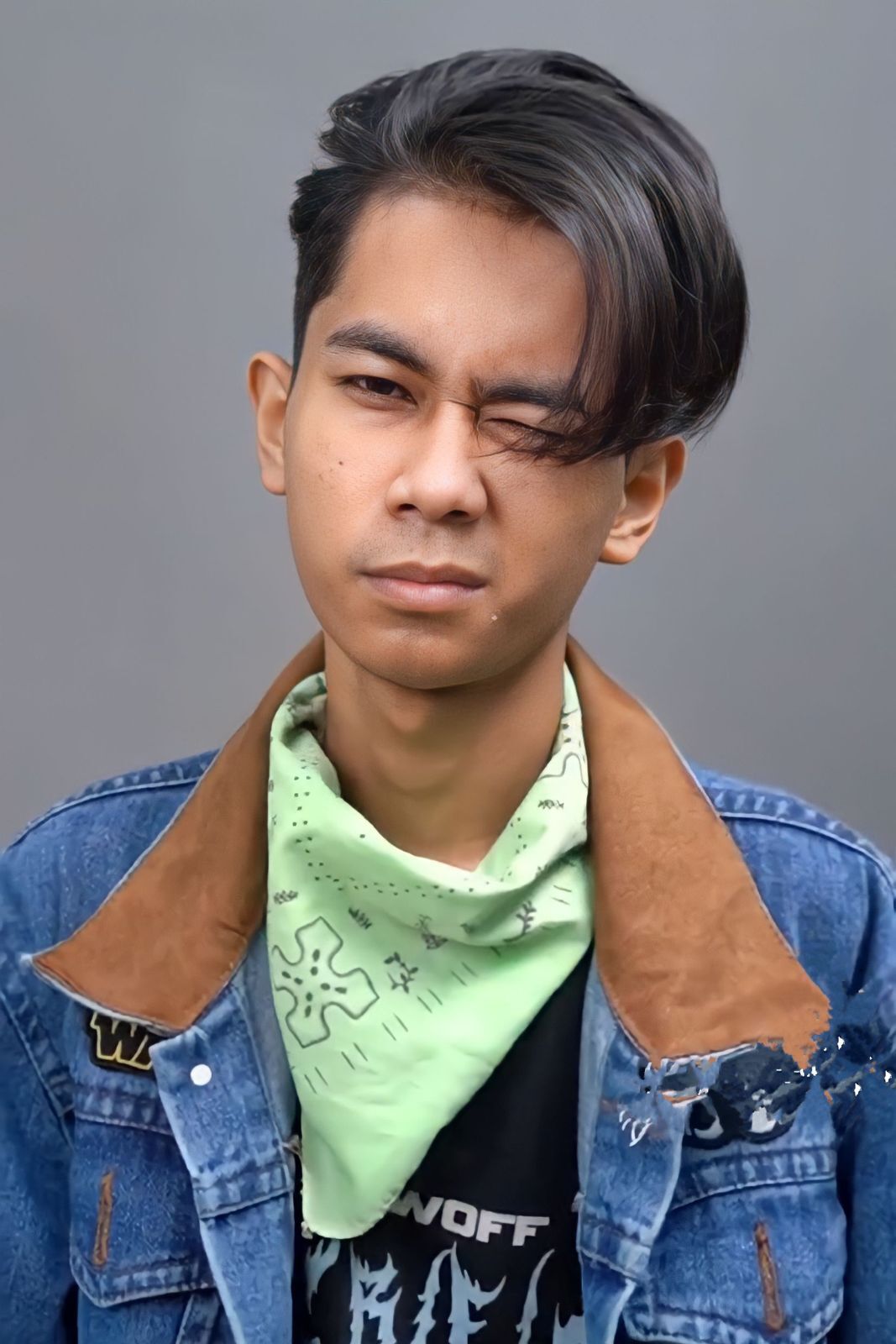 Alif tiktok alias dilan kw dengan rambut cepmek