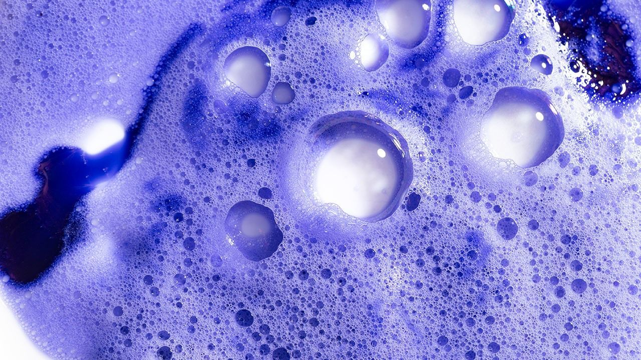 tekstur purple shampoo atau shampoo ungu