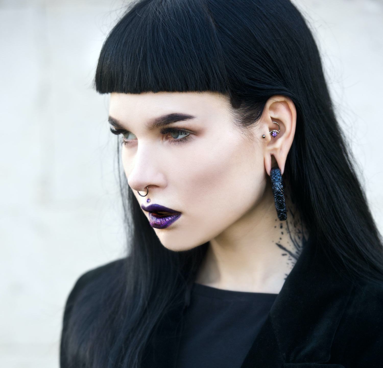 Blunt cut bangs. (Foto: Shutterstock)