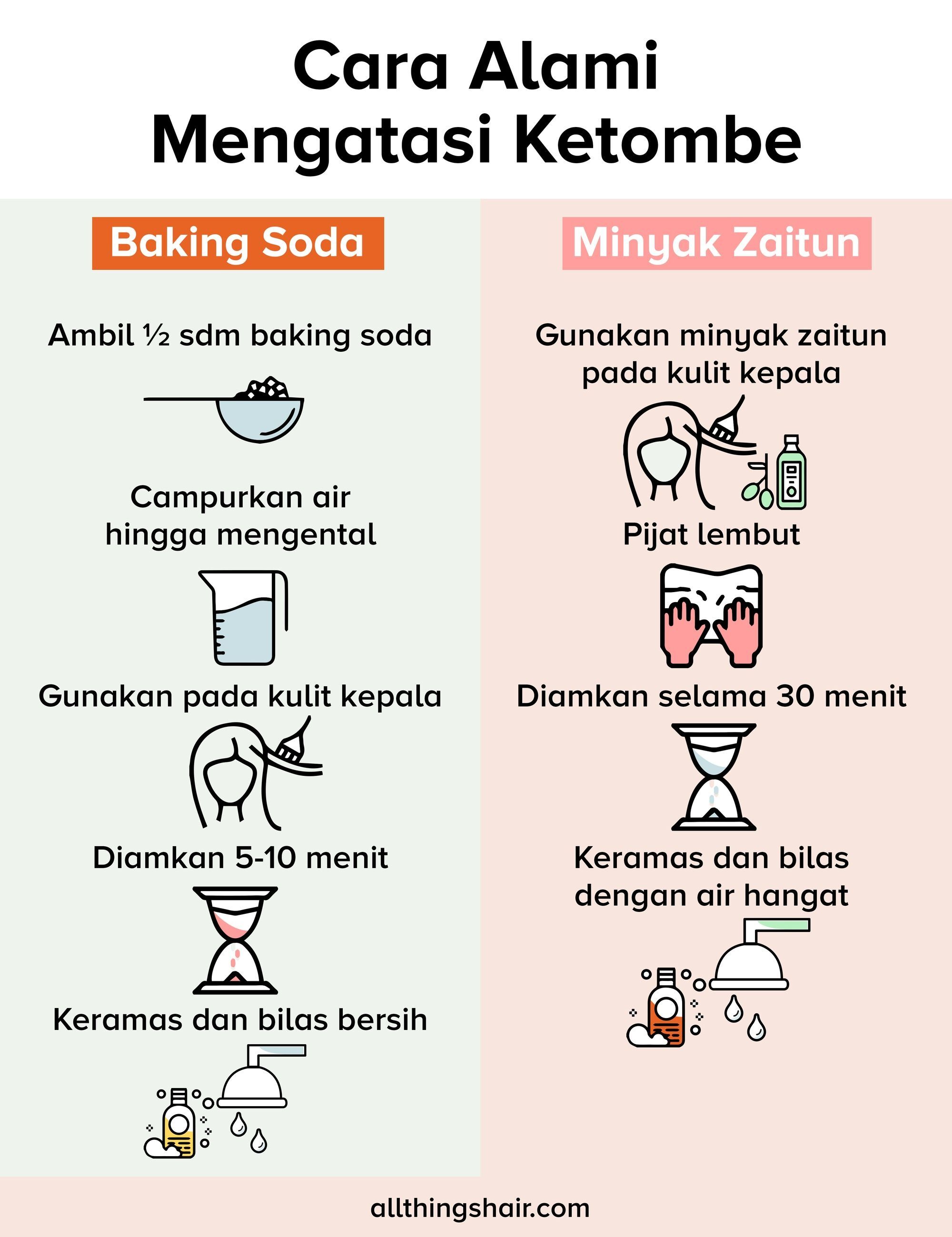 bahan alami untuk mengatasi ketombe