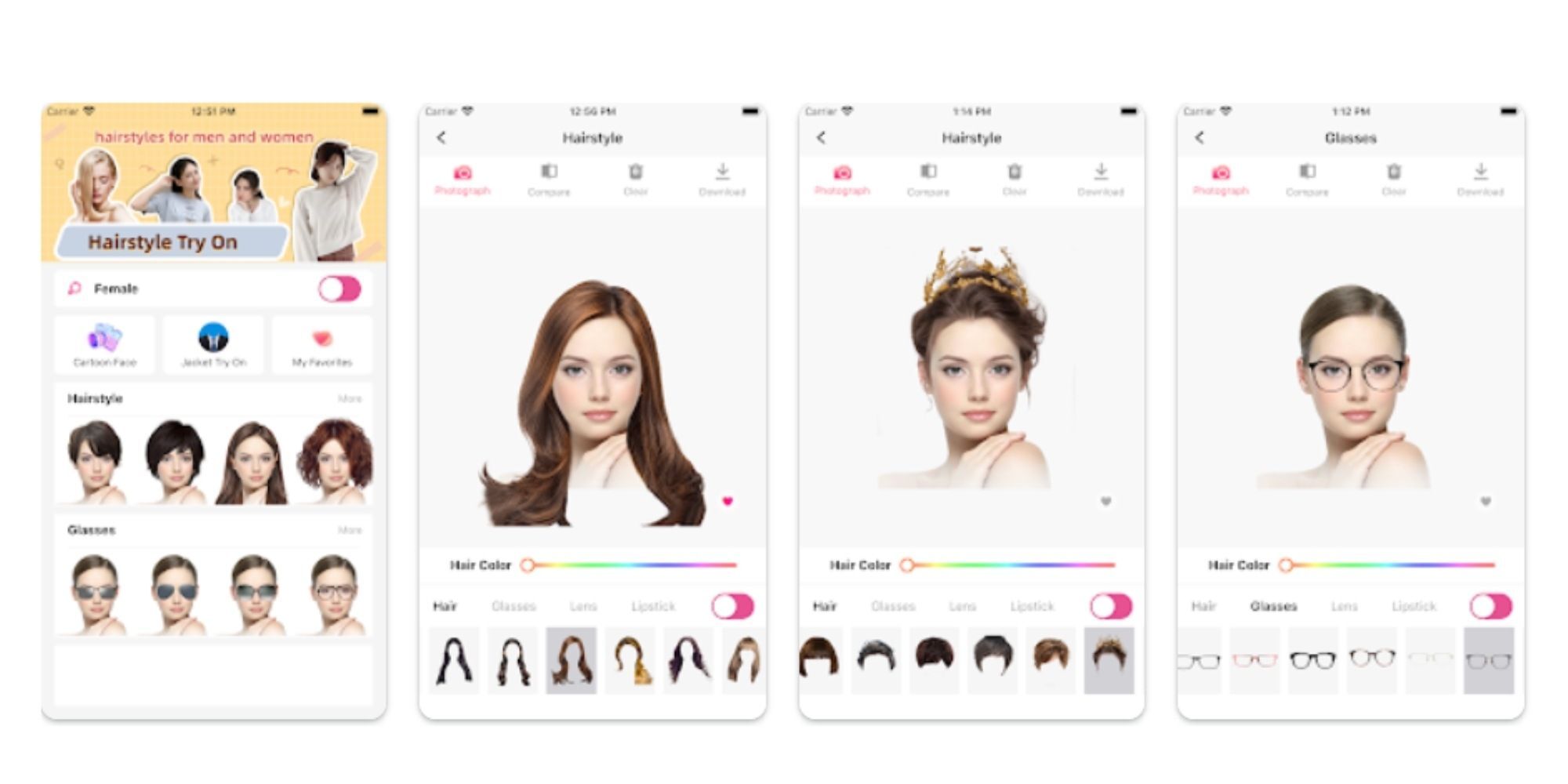 apliaksi model rambut modifice