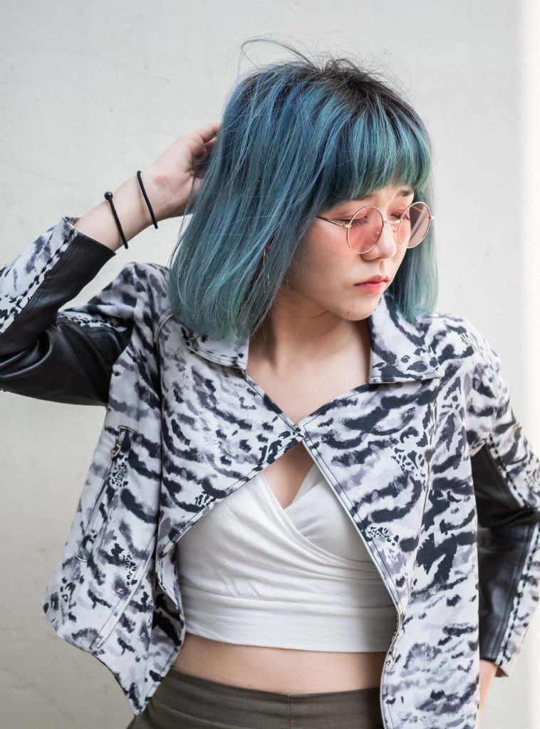 Ombre biru dan turqoise, berani coba?