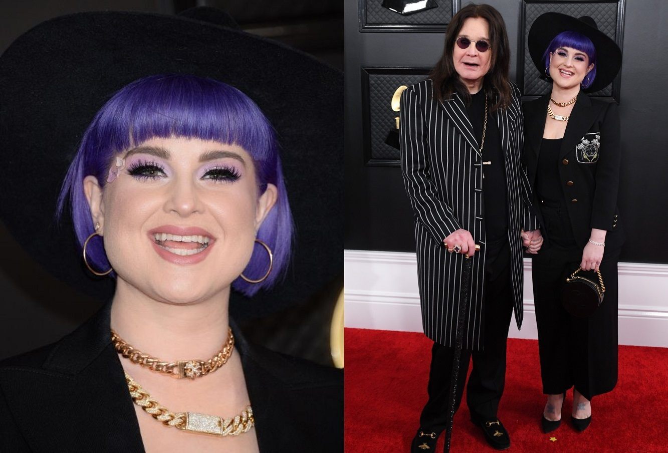 Berani tampil catchy dengan warna ungu ala Kelly Osbourne? (Foto: Getty Images)