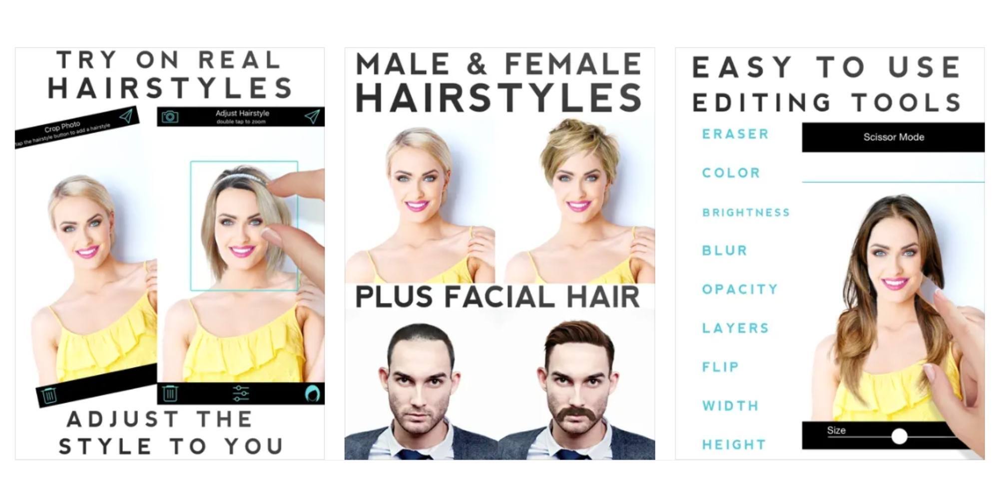 aplikasi model rambut