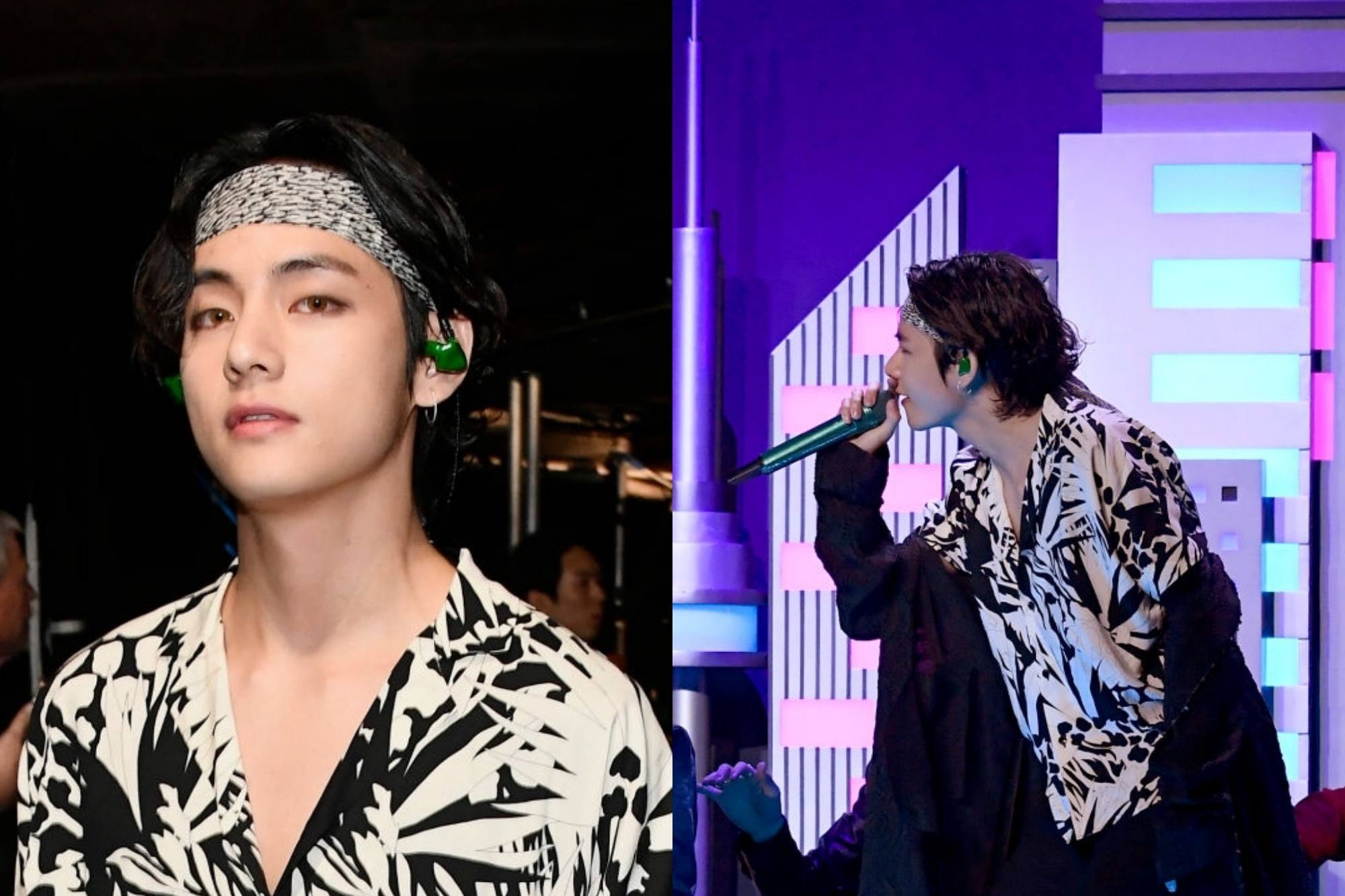 Gaya rambut medium terkesan messy paling keren dengan bandana. (Foto: Getty Images)