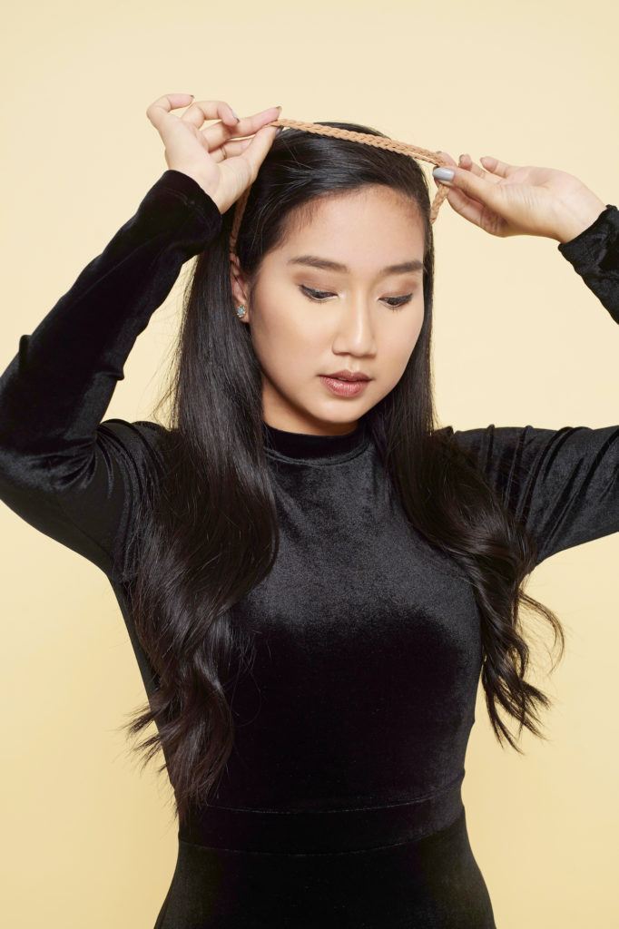 Step 1- bouffant hair.