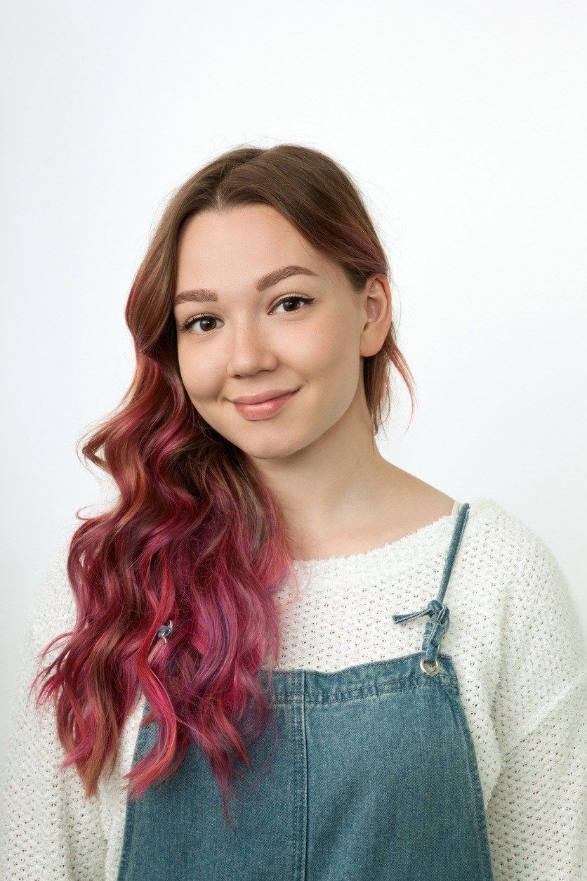 Pink, merah dan magenta menjadi warna pink keunguan yang menarik. (Foto: iStock.com)