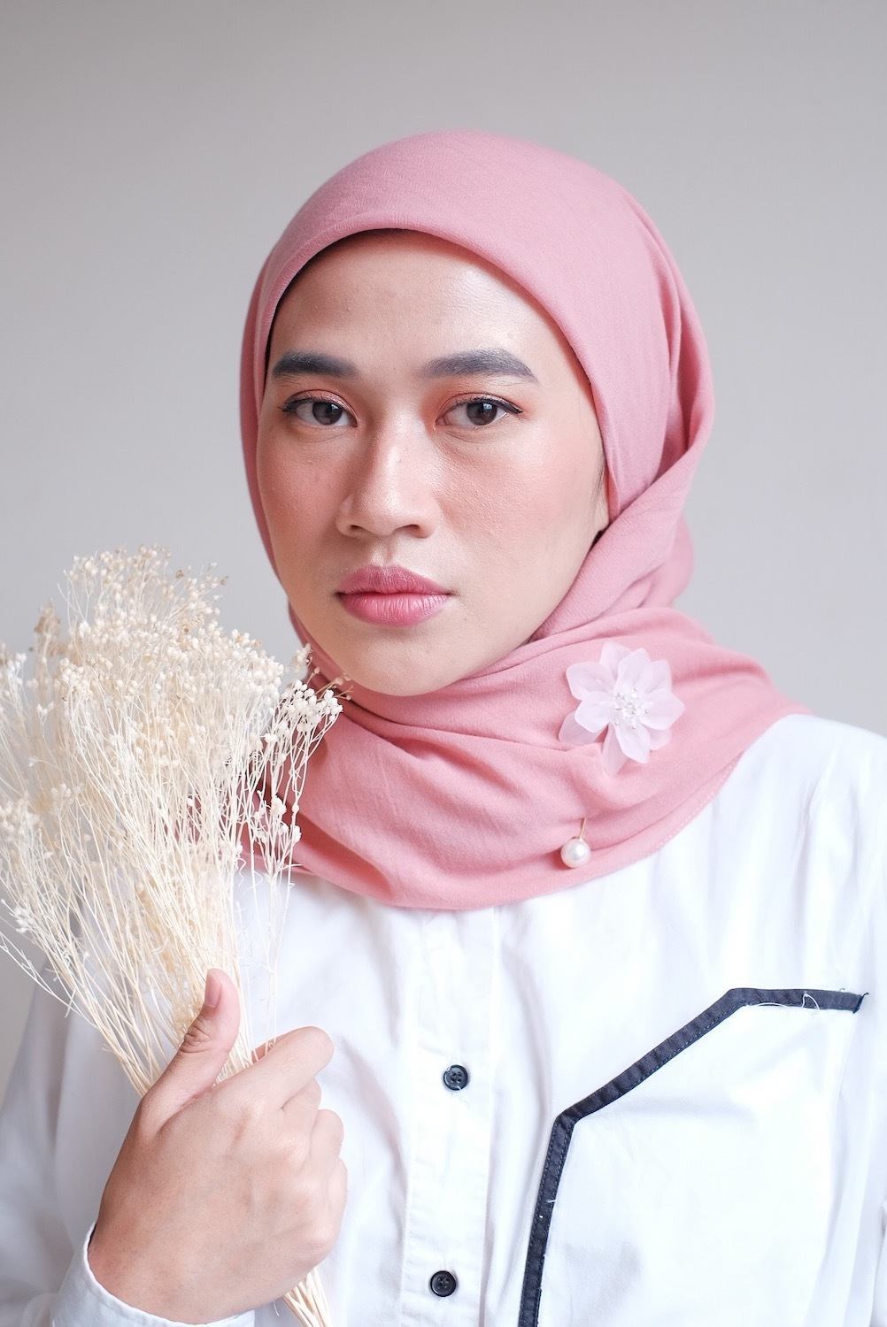 Pashmina bahan hijab paris