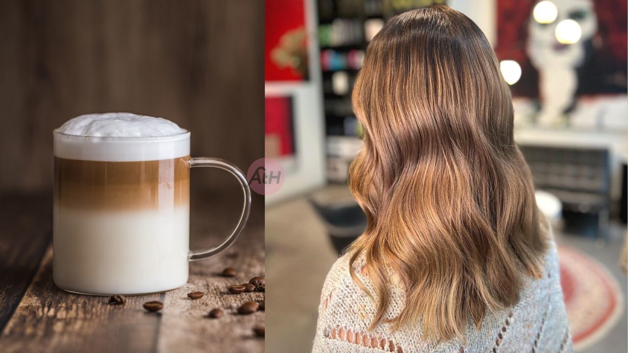 warna rambut caramel macchiato yaitu cokelat kopi karamel