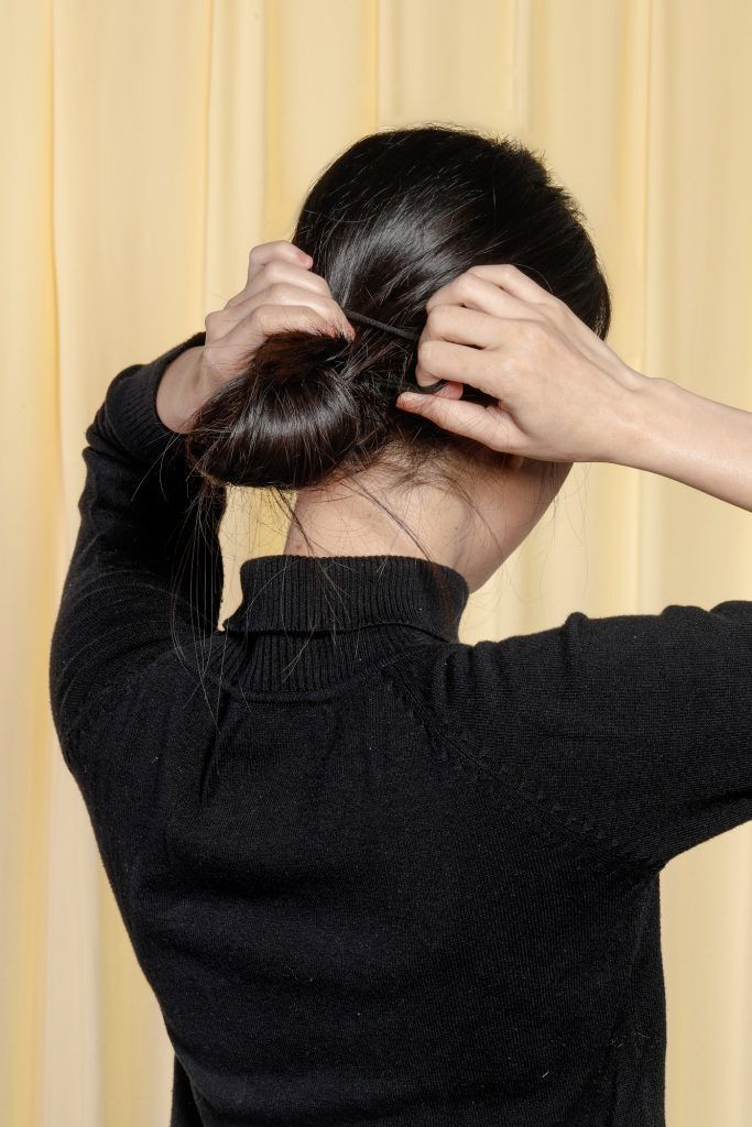 tutorial melilitkan syal