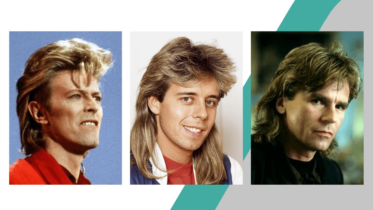 gaya rambut mullet zaman dahulu david bowie pat sharp rishard dean anderson