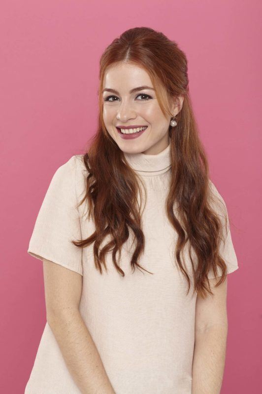 Cara menyasak rambut - half updo bouffant.