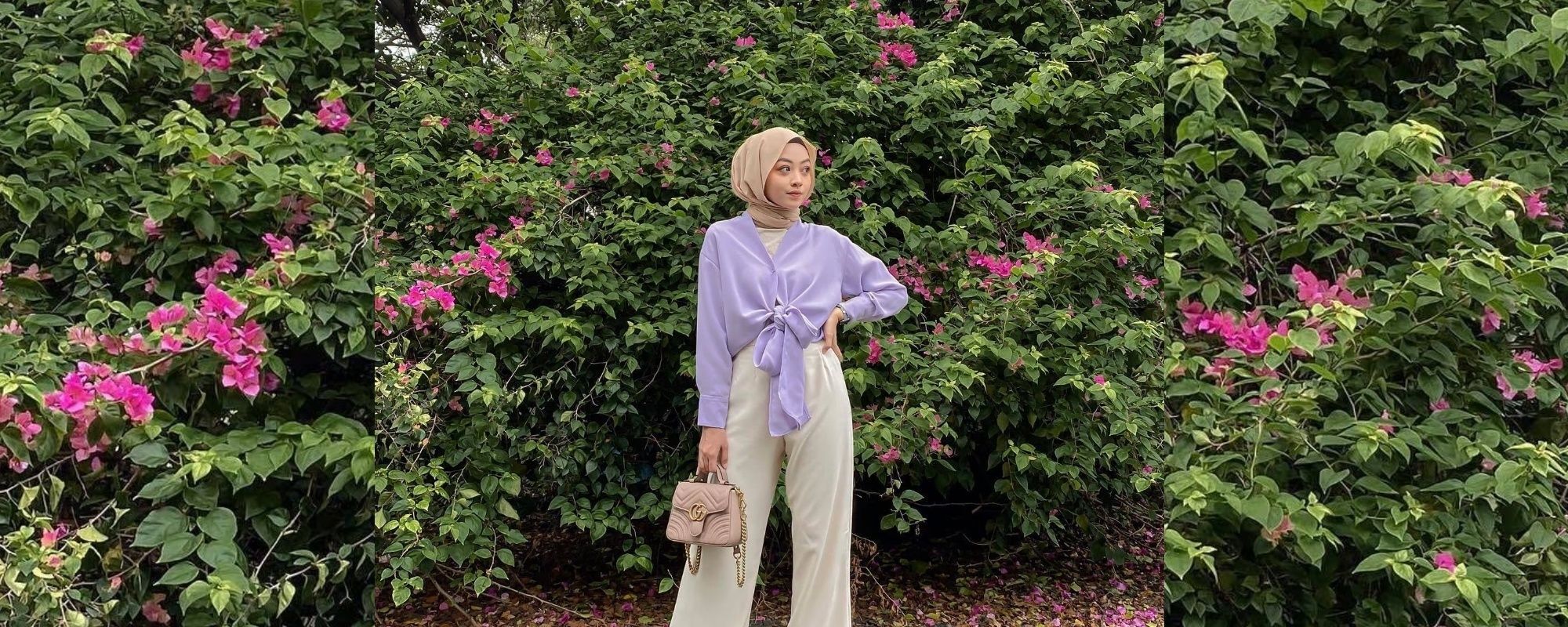 11 Warna Kerudung yang Cocok untuk Baju Warna Lilac