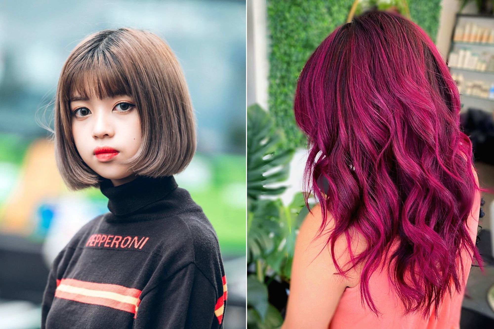model rambut dan warna rambut untuk leo