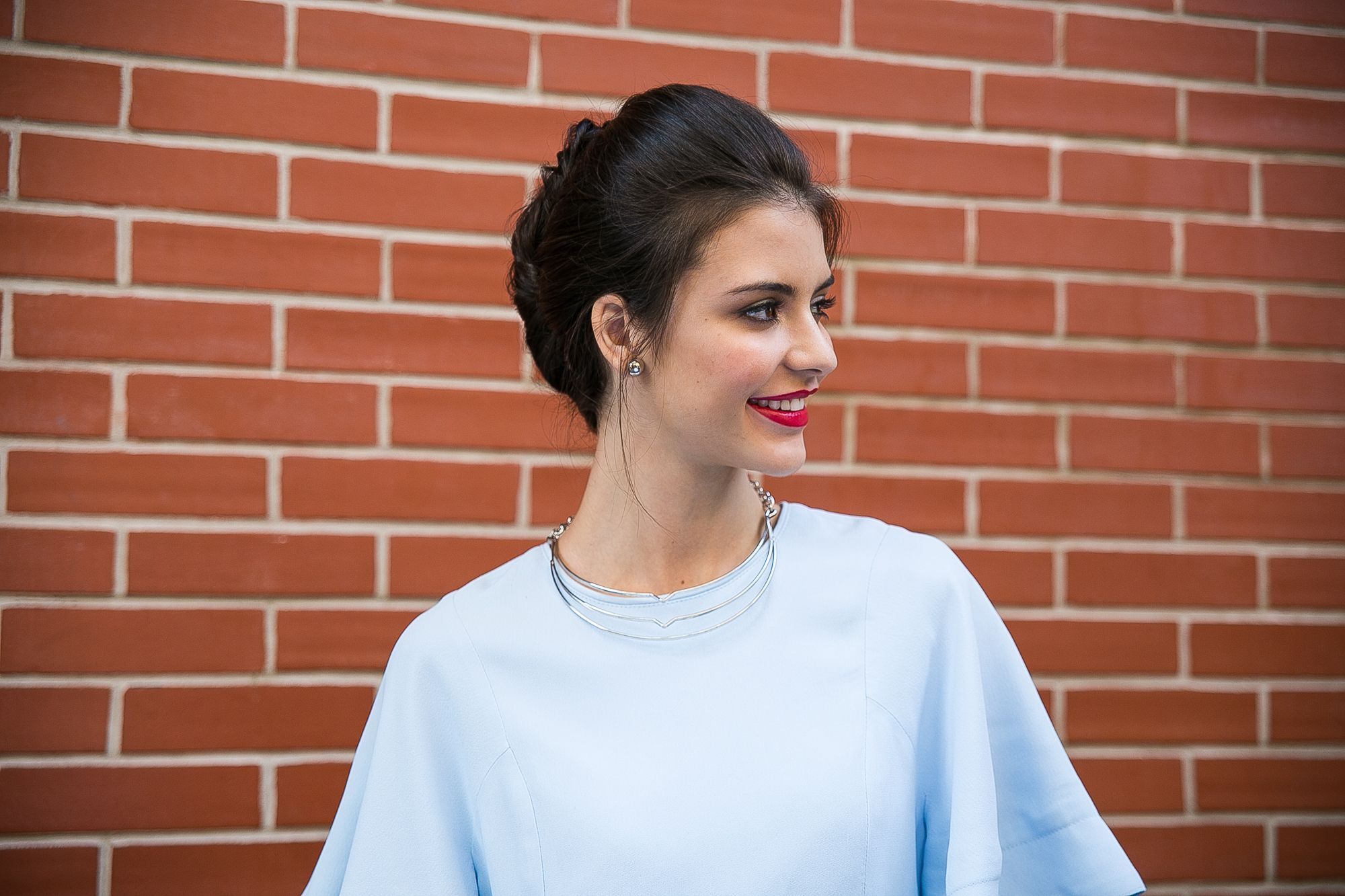 sanggul kepang beehive