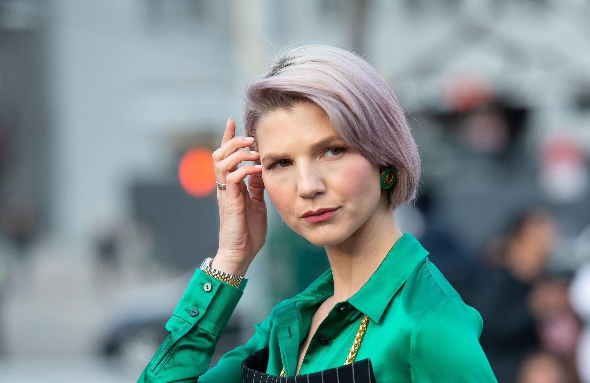 Variasi warna lilac hair yang manis (Foto: 