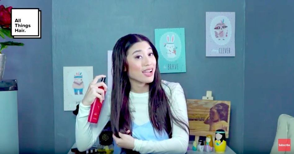 Pakai heat protection spray.