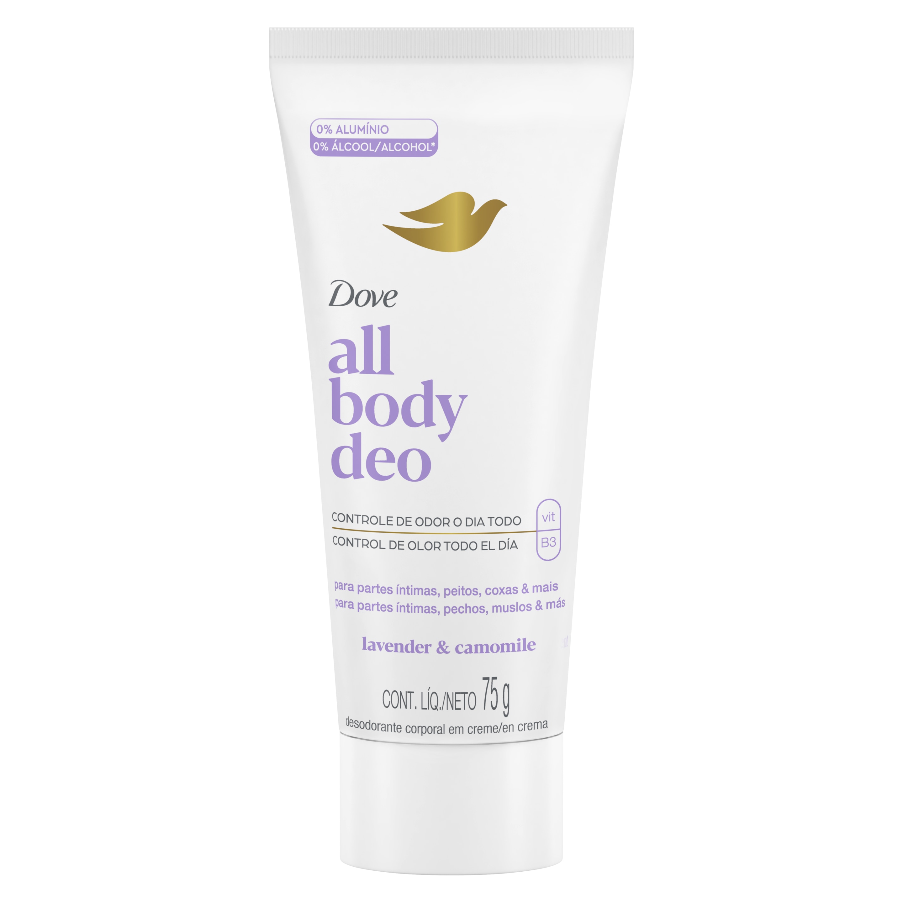 Desodorante All Body Deo Creme Lavander & Camomile 75g
