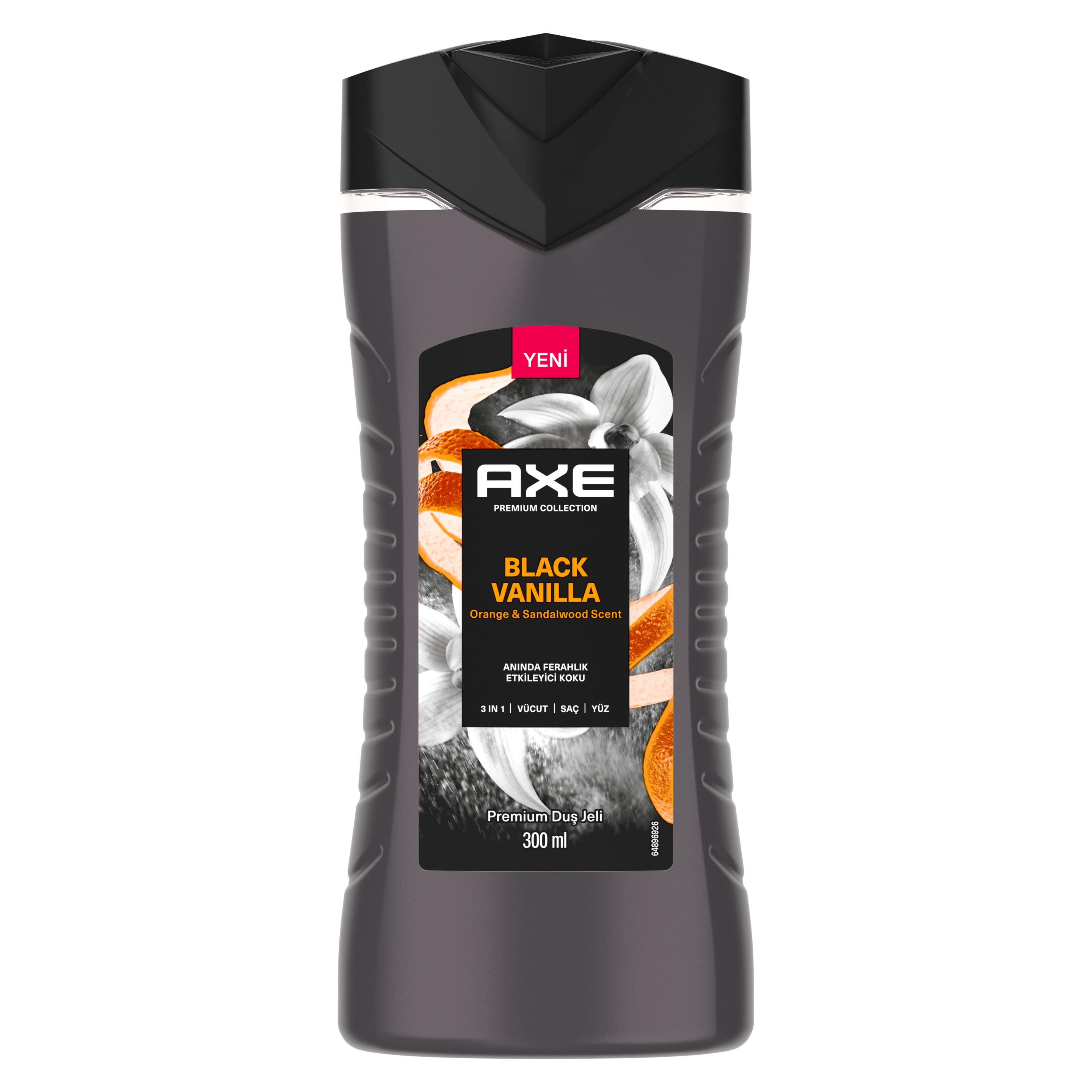 Axe Premium Collection Duş Jeli Black Vanilla 300 ML packshot